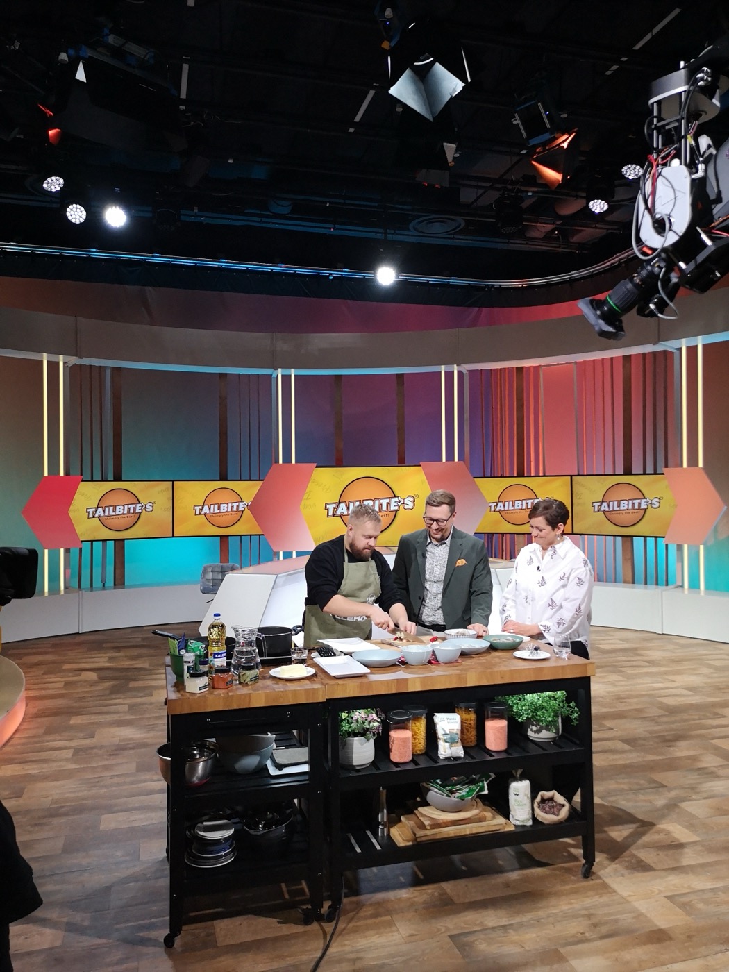 TAILBITE’S® shrimp on a TV show