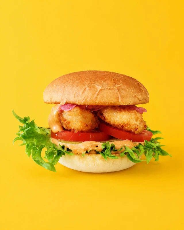 Handmade Crispy krevetiburger